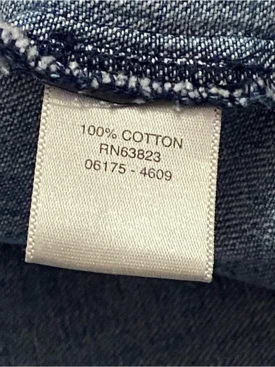 Vintage Christopher & Banks Modest Button Front Long Denim Skirt 8 - Picture 9 of 9